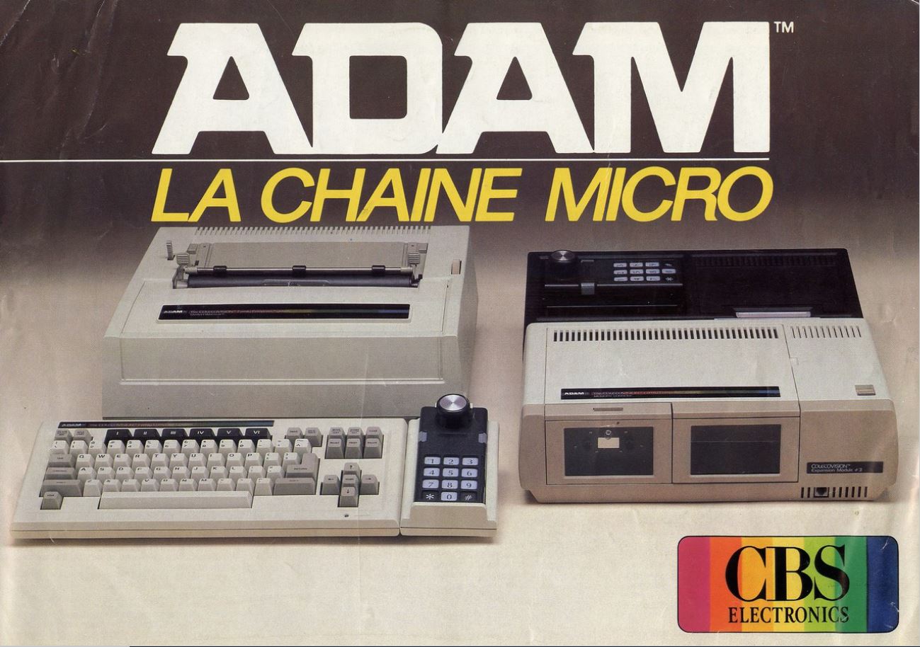 CBS ADAM France Catalog - French ADAM computer materials